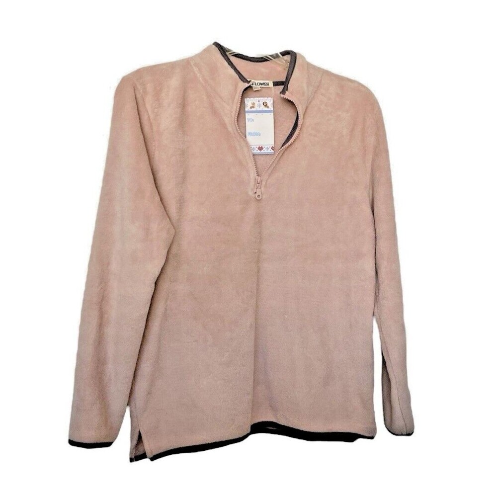 WallFlower Women's Jacket Cozy  Soft Fleece Soft Pink Gray Size XL